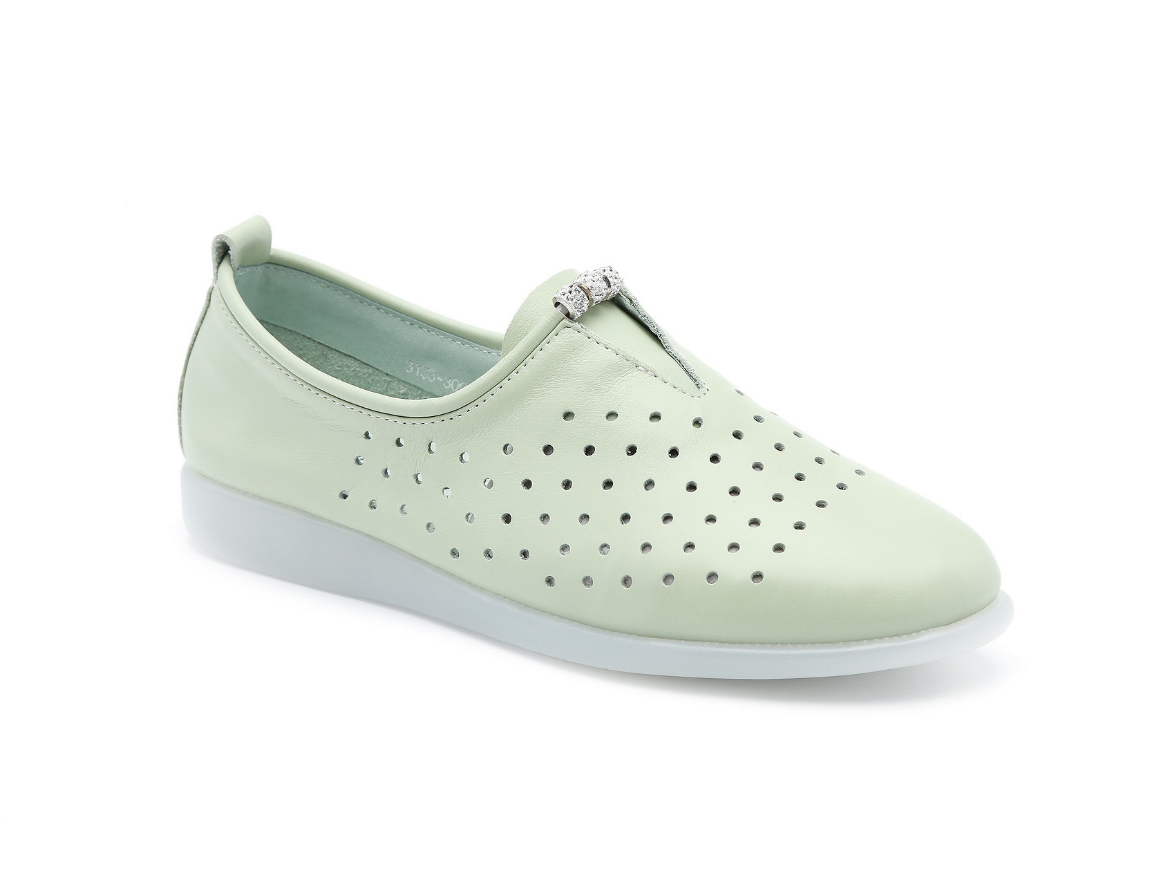 נעלי אוקספורד נוחות - דגם מרגריטה ירוק בהיר