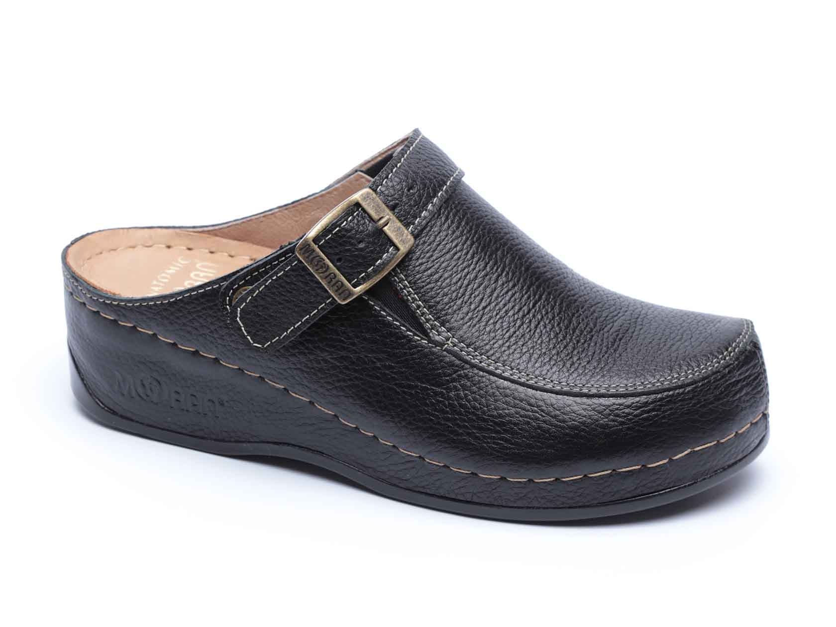 נעלי נשים נוחות מדגם לינדזי שחור - כפכף מוגבה