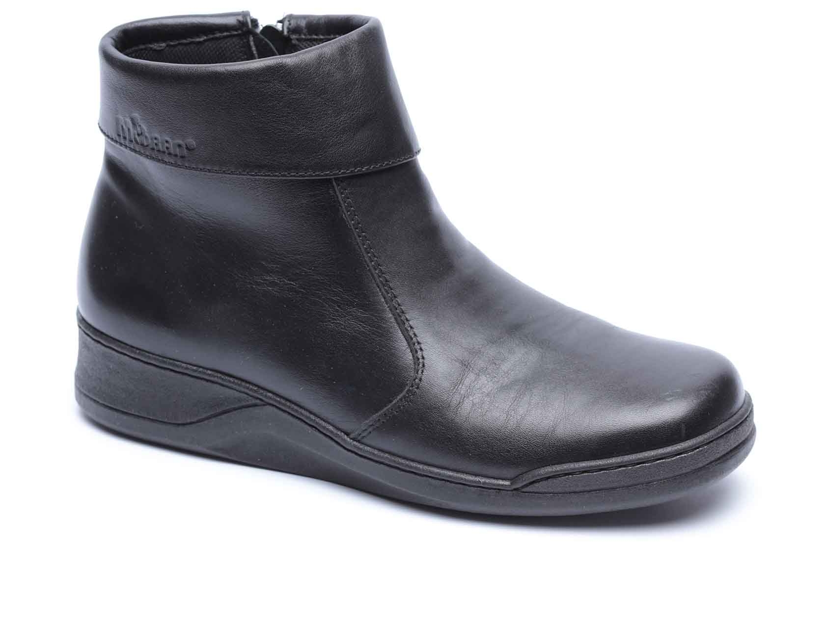 מגפונים לנשים בצבע שחור - נעלי נוחות קריסטל